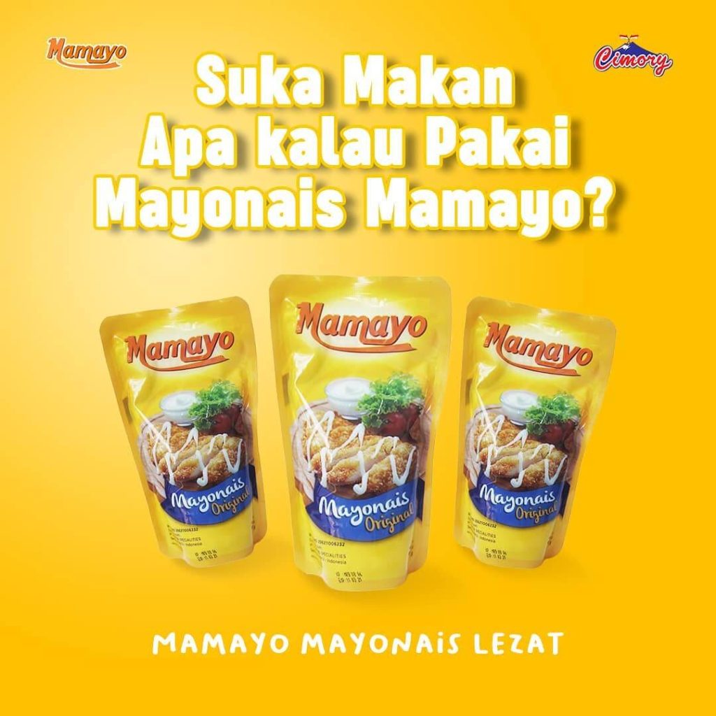 makan dengan mayonnaise mamayo